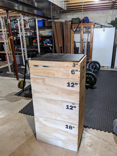 how to build steel plyo boxes|stackable plyo box plans.